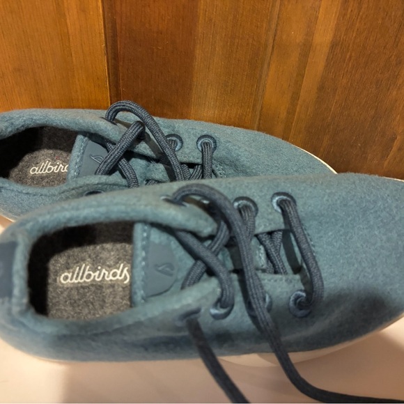 Allbirds Blue/Teal Wool Sneakers - Picture 8 of 9